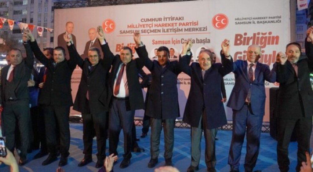 Samsun'da Birlik ve Beraberlik Rüzgârı! MHP Seçmen İletişim Merkezine Coşkulu Açılış!
