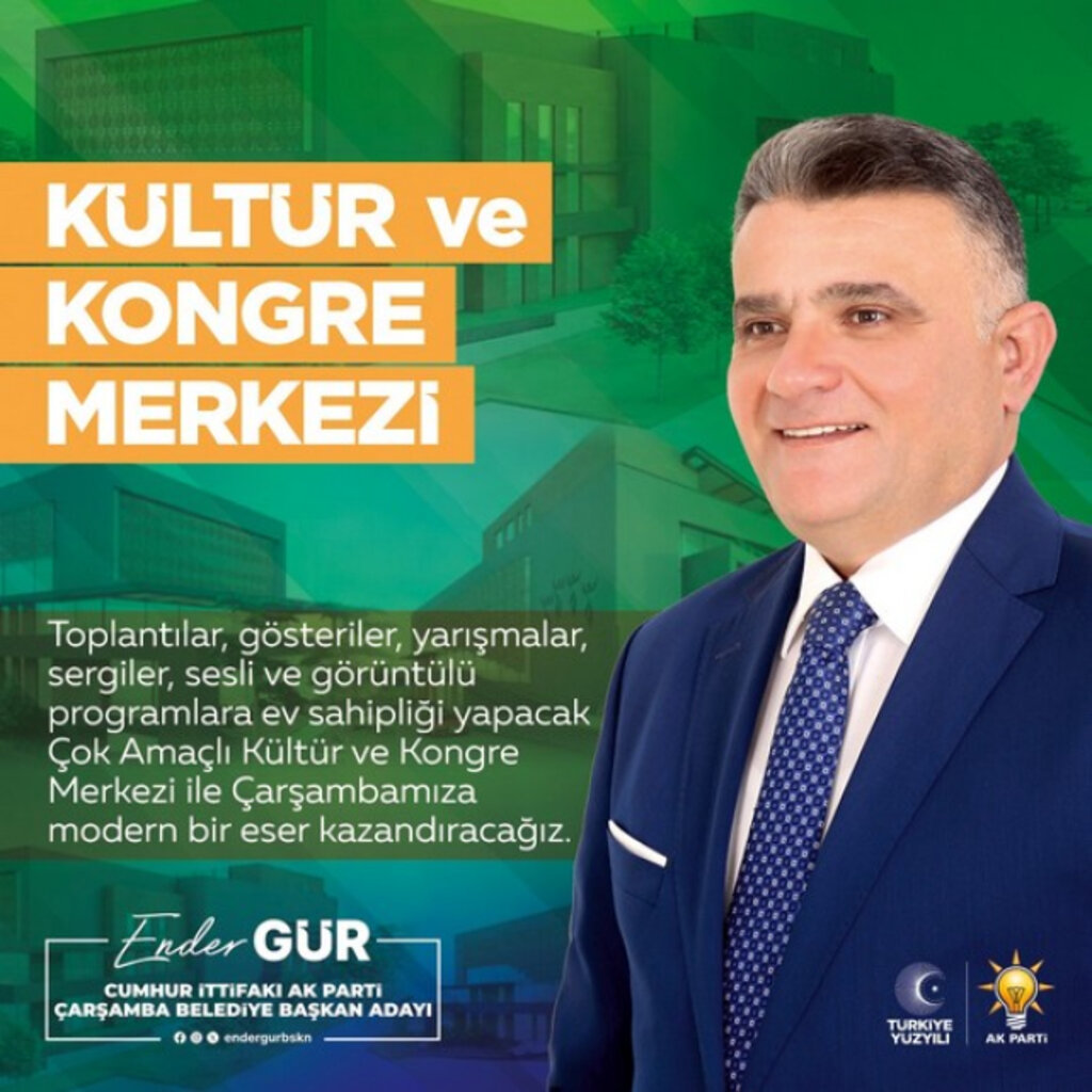 Ender Gür'den Çarşamba'yı Uçuracak Projeler!