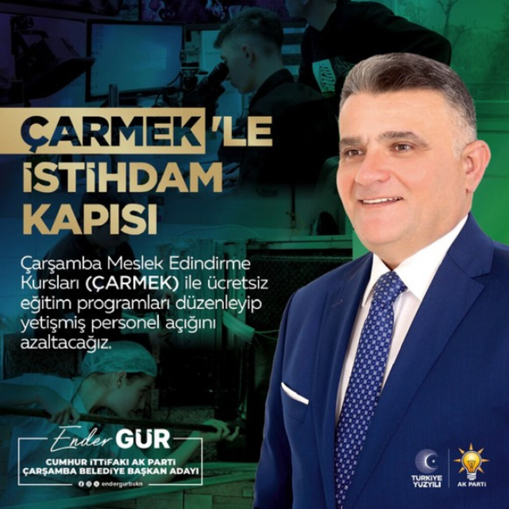 Ender Gür'den Çarşamba'yı Uçuracak Projeler!