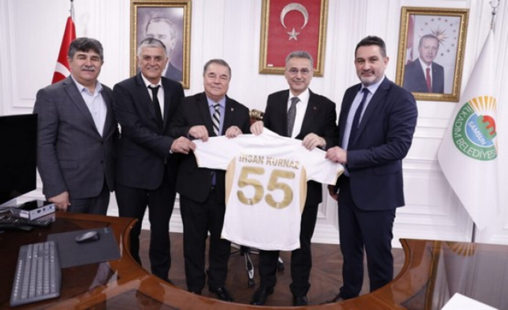 Samsunspor’dan İlkadım Belediye Başkanı İhsan Kurnaz’ı Ziyaret!