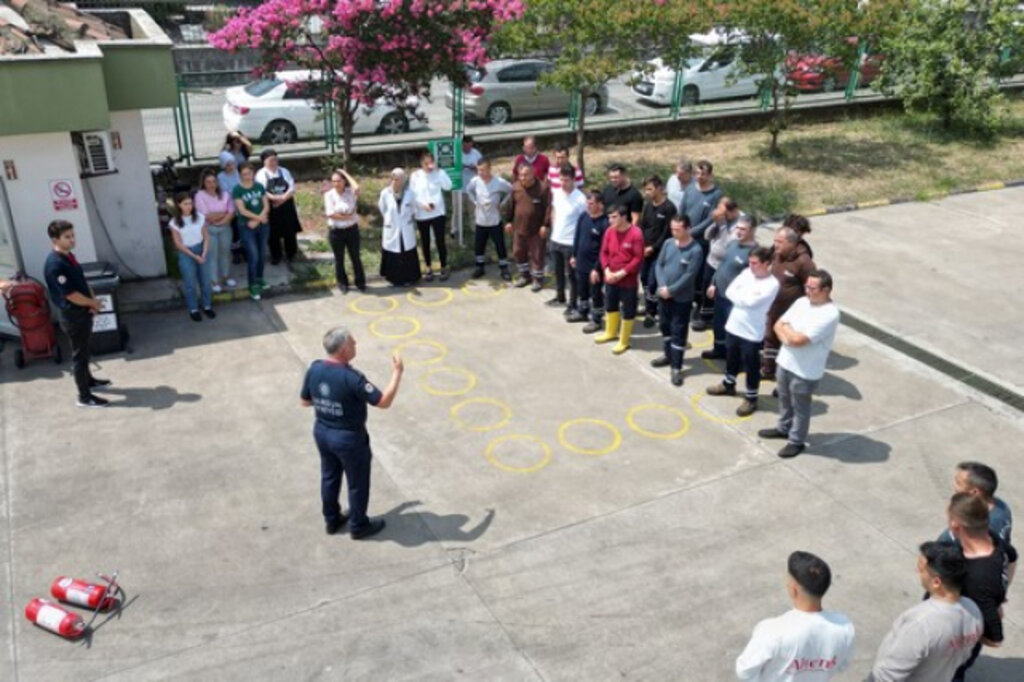 Samsun İtfaiyesi’nden Nefes Kesen Tatbikat!
