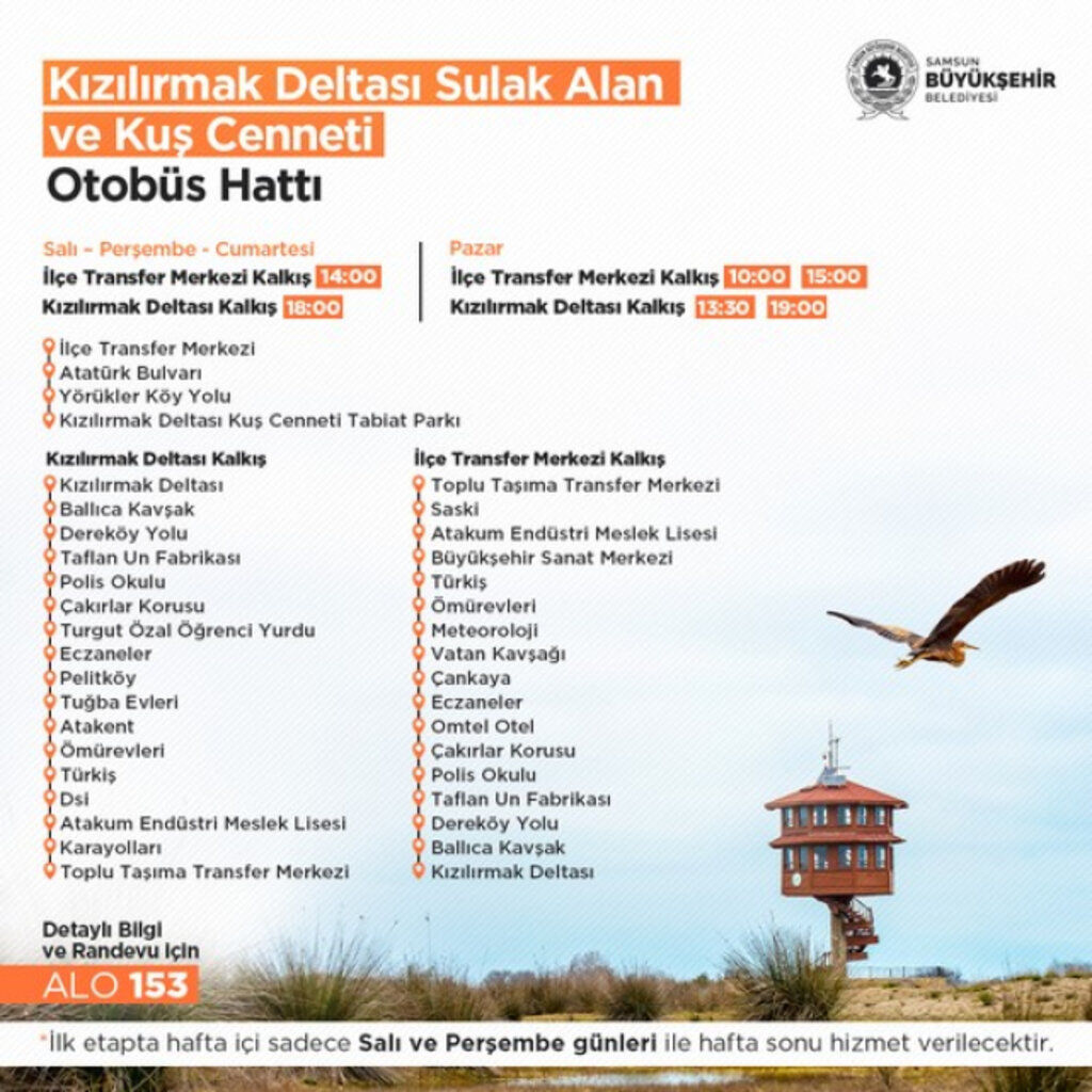 Büyükşehir’in ‘Odak Samsun’ Turizm Otobüslerinin Ücret Tarifeleri Belli Oldu!