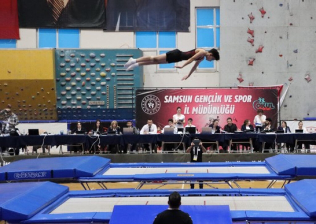 Trampolin Cimnastik Türkiye Şampiyonası Samsun'da Yapıldı!