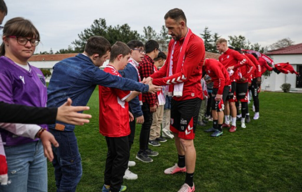 Down Sendromlu Çocuklar Samsunspor İle Buluştu!