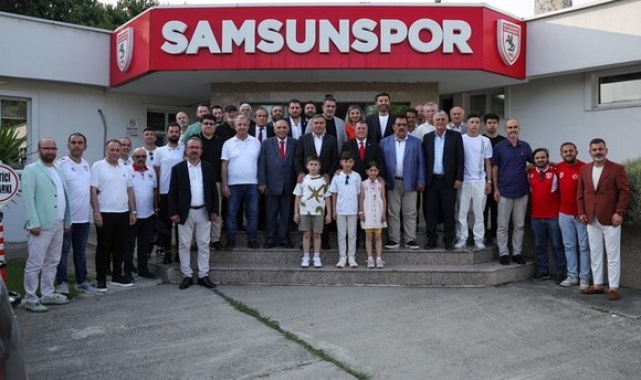 Samsunspor Başkan Vekili Bilen Camiaya Mesajı Bayramlaşma Programında Verdi! VİDEOLU