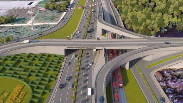 Büyükşehir’den Baruthane Köprülü Kavşağı’nda Trafiği Rahatlatacak Düzenleme Geliyor!