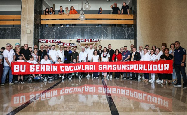 Samsunspor’dan Anlamlı Bir Sosyal Sorumluluk Ziyareti!