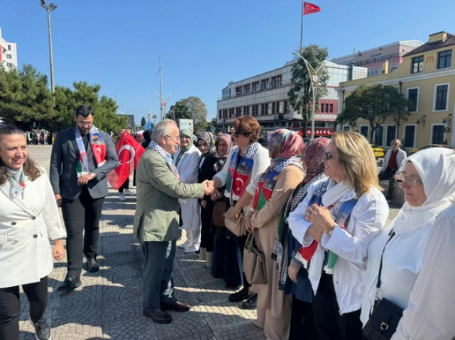 ‘Gazze İçin Sessiz Çığlık’ Etkinliği Samsun’da Gerçekleştirildi!