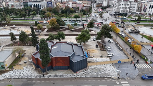 Samsun’da İstiklal Meydanı Ve Kurtuluş Yolundaki Çalışmalar Devam Ediyor!