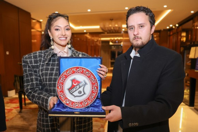 Üsküp FK Başkanından Samsunspor’a Nezaket Ziyareti!