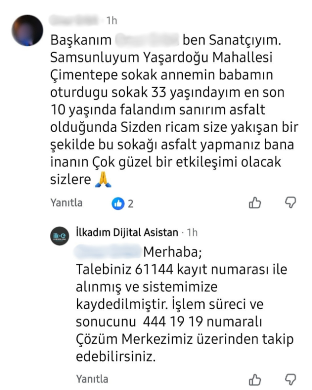 İlkadım’da Her Talebe Hızlı ve Etkin Çözüm!