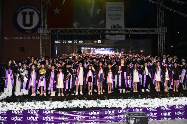 Uğur Okulları Canik Kampüsü'nde Mezuniyet Coşkusu!