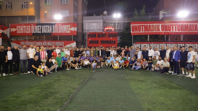 Şehitlere Saygı ve Vefa Futbol Turnuvasına Heyecan ve Duygu Dolu Final!