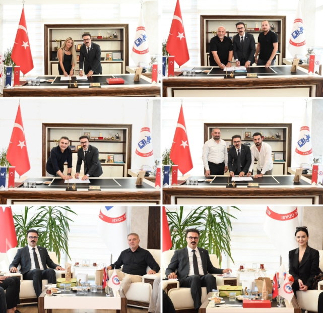 Kurum ve İş Dünyası Temsilcilerinden SMMMO'ya Ziyaret!