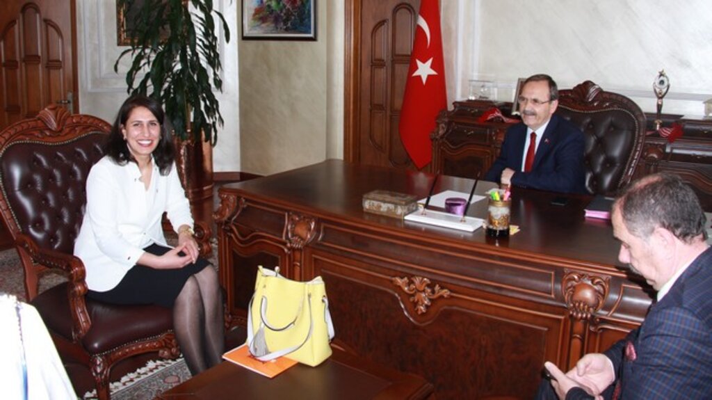 Gülben Üçüncü'den Başkan Şahin'e Hayırlı Olsun Ziyareti!