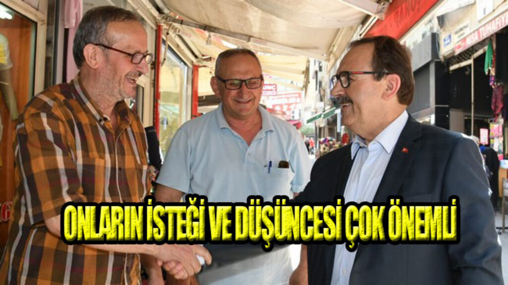 Başkan Şahin,’Esnafımızın Yanında Olacağız’!