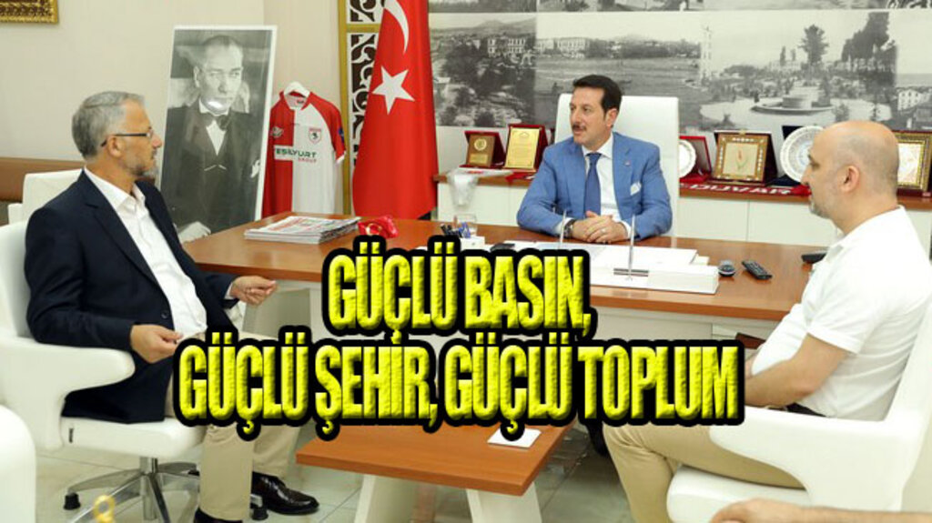 19 Mayıs Gazeteciler Cemiyeti’nden Başkan Tok’a Ziyaret!