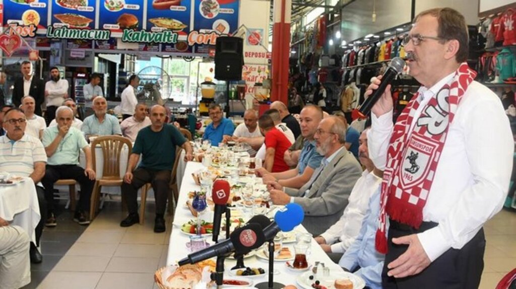 Başkan Şahin; ‘Sevdamız Samsunspor’!