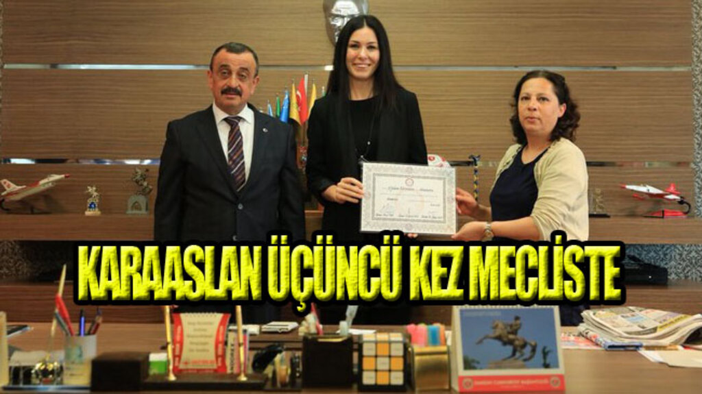 Çiğdem Kaaslan Mazbatasını Aldı!