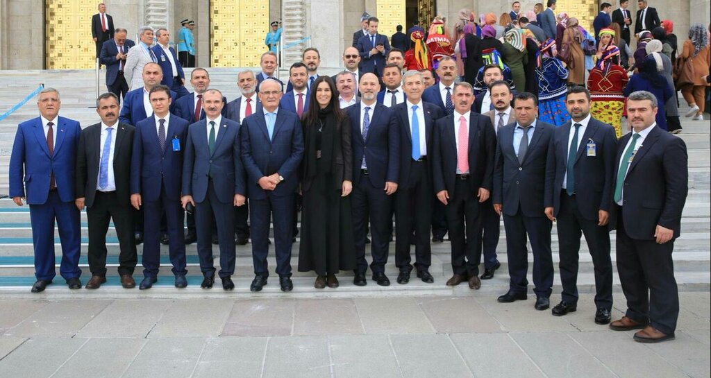 Samsun’un 17 İlçe Başkanı TBMM’de!
