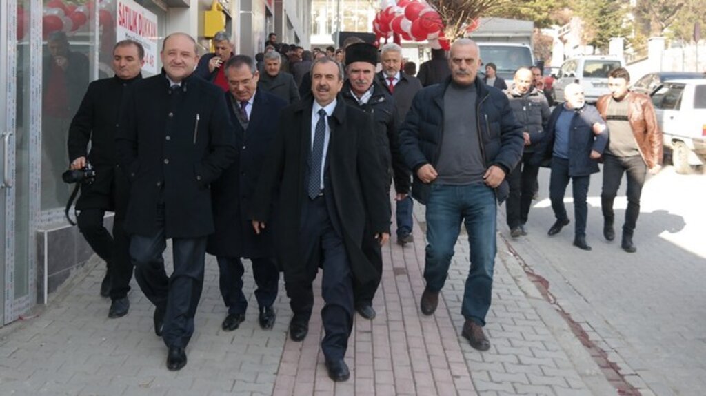 Hayati Tekin Seçim Çalışmalarını Havza'da Sürdürdü!