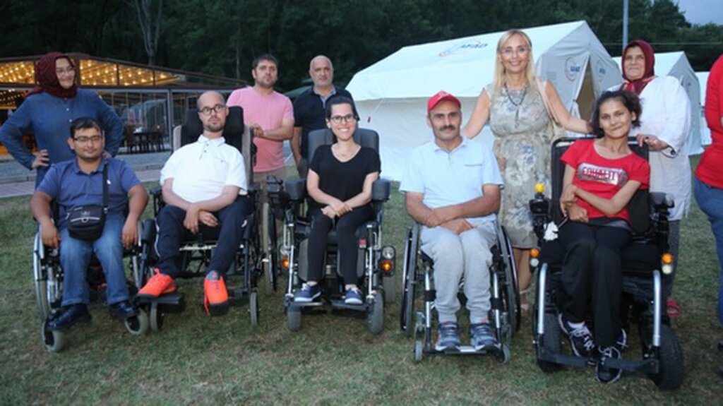 Engellilerden Atakum’da Kamp Dayanışması!