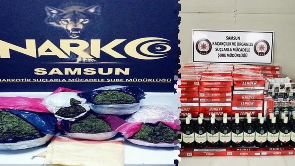 Gürcistan Plakalı Araçlarda Esrar, Kaçak İçki  Ve Sigara Yakalandı!