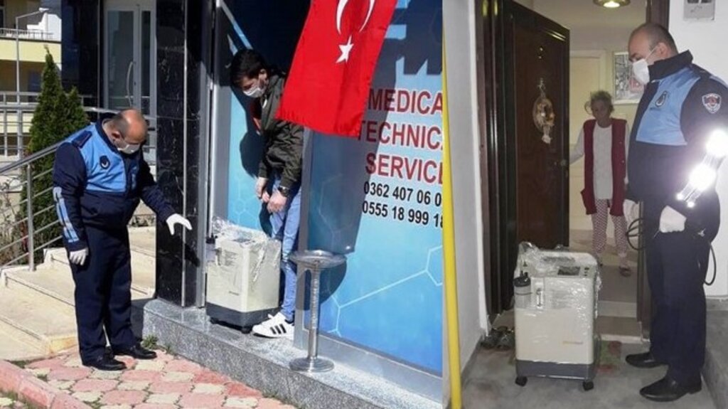 Büyükşehir Zabıta KOAH Hastasına Hızır Gibi Yetişti!
