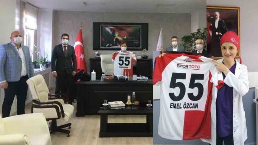 Samsunspor’dan Sağlıkçılara Formalı Moral!