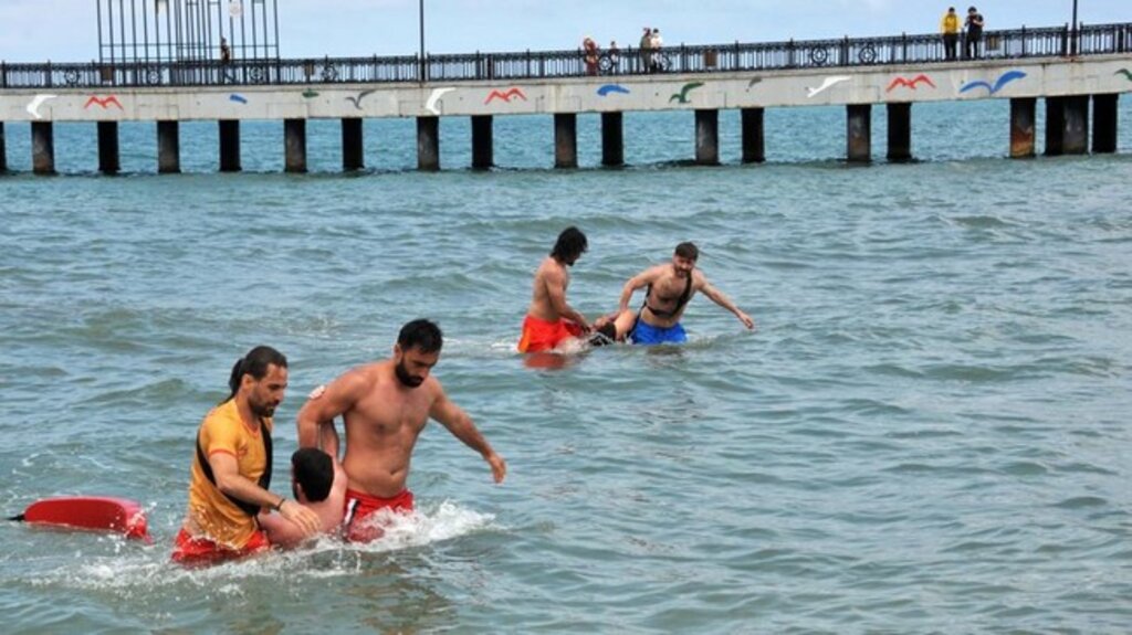 Samsun’da Nefes Kesen Cankurtaran Tatbikatı!