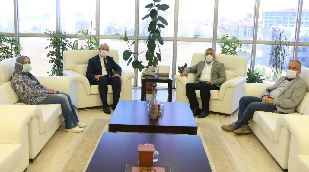 Başkan Aksu'dan Rektör Ünal'a Ziyaret!