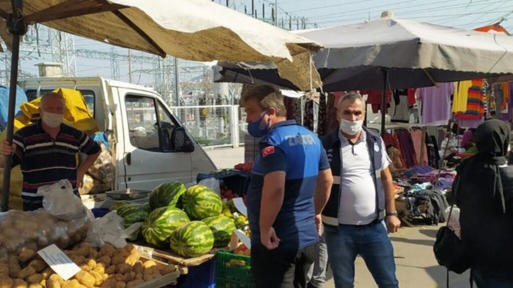 Samsun’da Semt Pazarlarında Korona Tedbirleri!