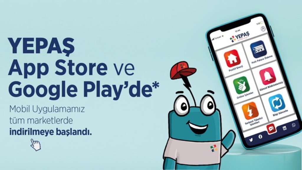 YEPAŞ Mobil Uygulama App Store ve Google Play’de!