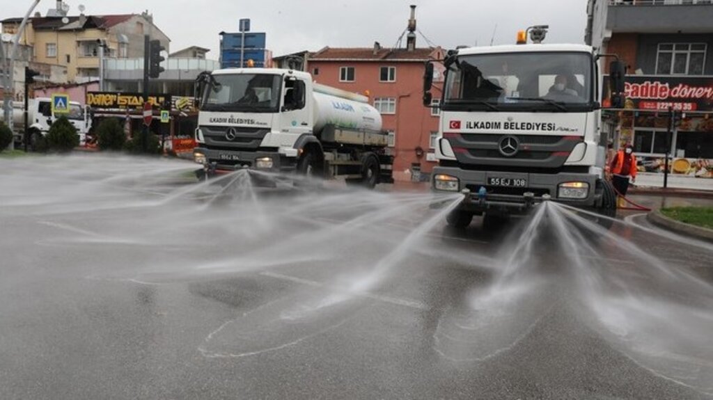 İlkadım’da Sokağa Çıkma Kısıtlamasında Da Hizmetler Devam Ediyor!