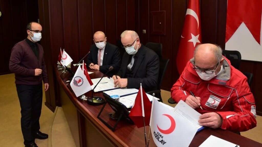 OMÜ ve Türk Kızılay’ı Arasındaki İşbirliği Protokolü Revize Edildi!