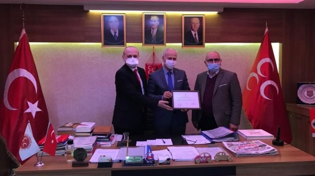 Türk Kızılayı’ndan Samsun MHP’ye Teşekkür Ziyareti!