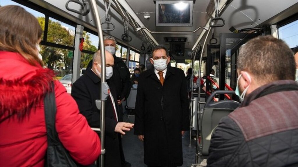 Vali Dağlı ve Başkan Demir, Tramvay Ve Otobüslerde Denetim Yaptı!