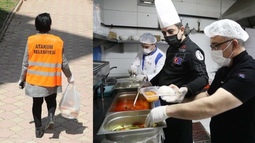 Atakum Belediyesi’nin Sıcak Aş Desteği Tam Kapanmada Da Sürüyor!