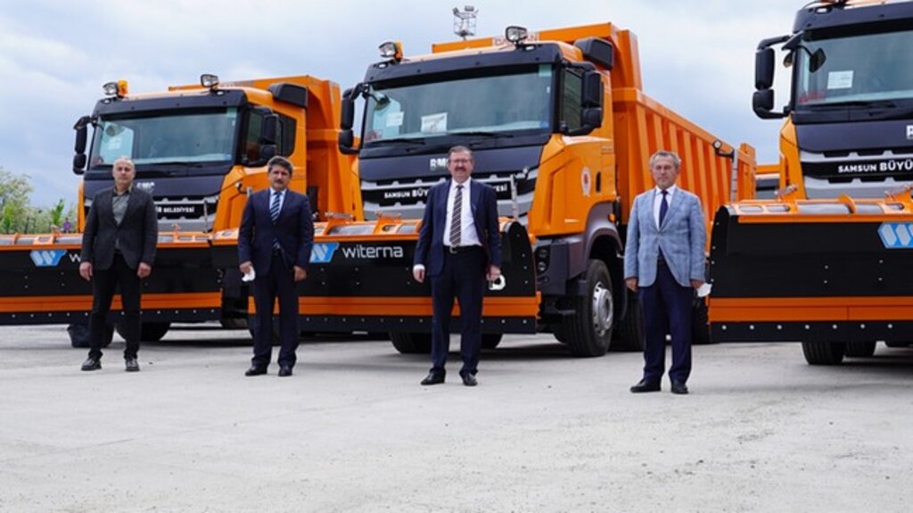 Samsun Büyükşehir Fen İşleri’ne Yeni Araç Takviyesi Yapıldı!