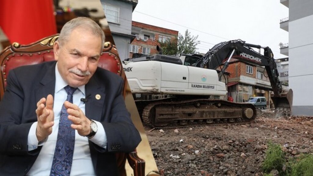 İlkadım’da Metruk Binaların Yıkımı Devam Ediyor!