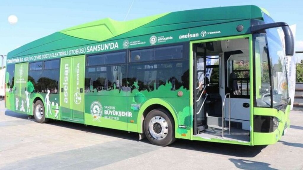 İlklerin Şehri Samsun’a Elektrikli Otobüs!