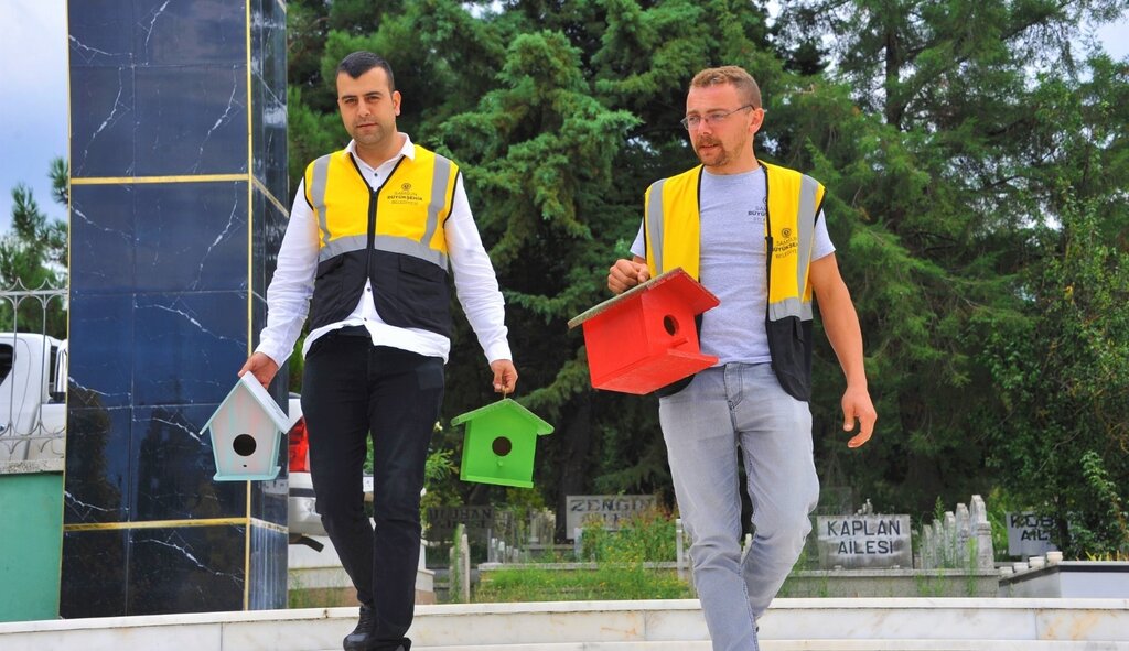 Atıklar Samsun'da Kuşlara Yuva Oldu!
