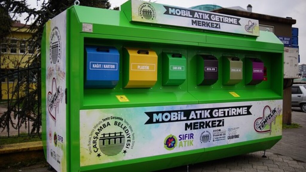 Çarşamba’ya Mobil Atık Getirme Merkezleri Kuruldu!