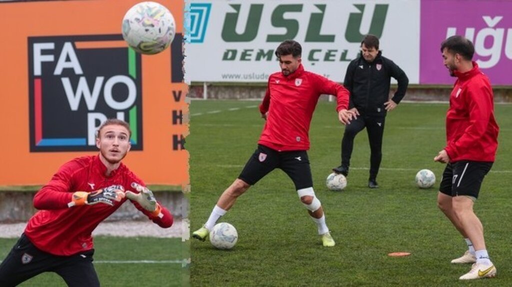 Samsunspor’un Yeni Transferleri Takımla Çalıştı!
