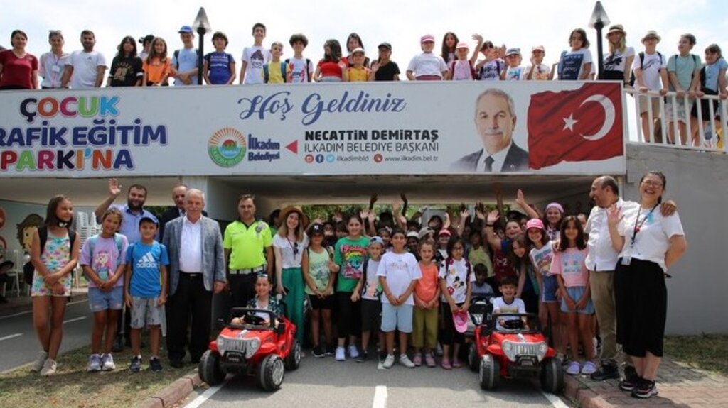İhsan Kalkavan Trafik Pisti Terme’den Gelen Öğrencileri Ağırladı!