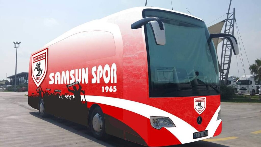 Samsunspor'un Otobüslerine Yeni Çehre!