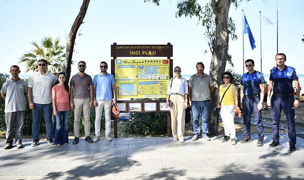 Samsun’un Mavi Bayraklı Plajları Denetimden Geçti!