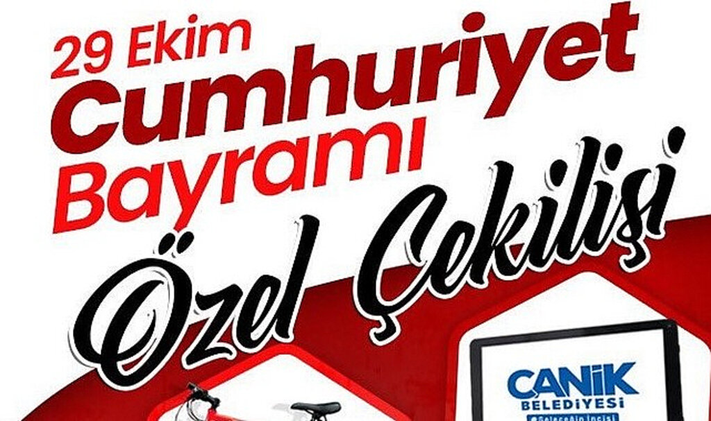 29 Ekim'de Hediyeler Canik'ten!