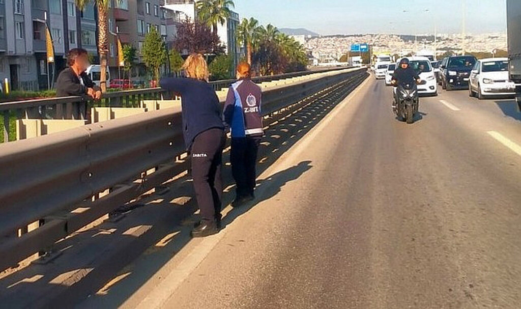 Canik Zabıtası İntiharı Önledi!