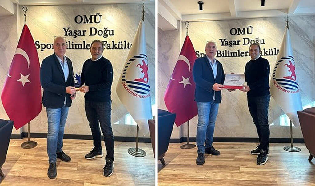 Samsunspor Futbol Akademisinden Dekan Murat Eliöz’e Ziyaret!